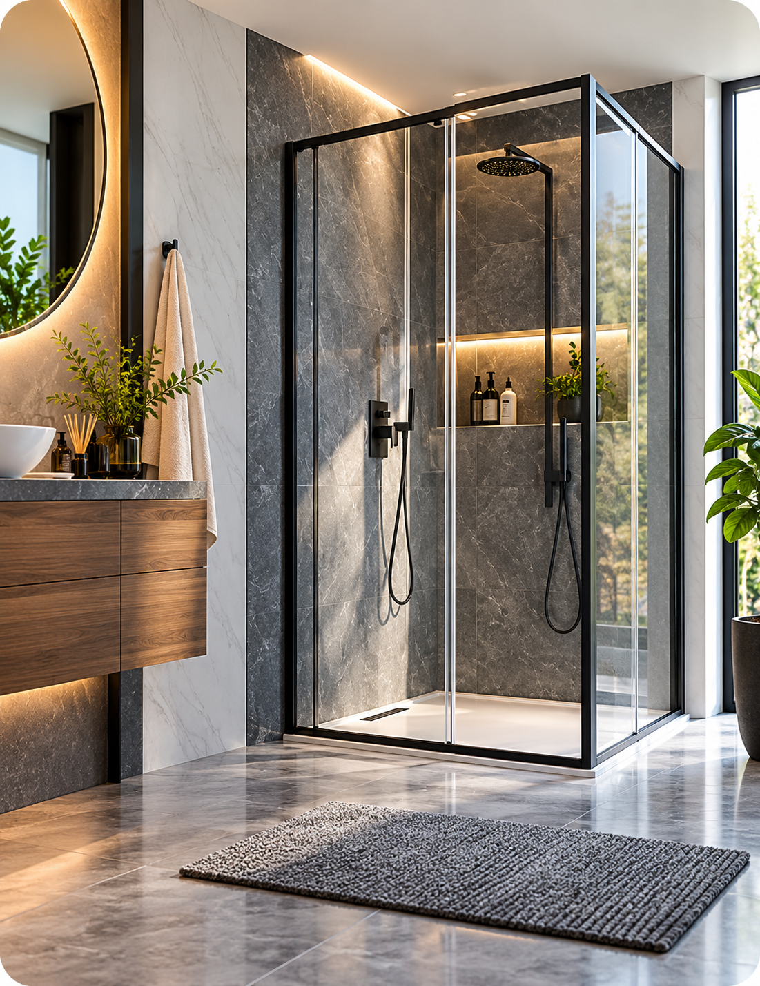 Modern banyo tasarımı